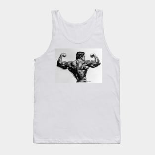 Arnold Schwarzenegger flexing Tank Top